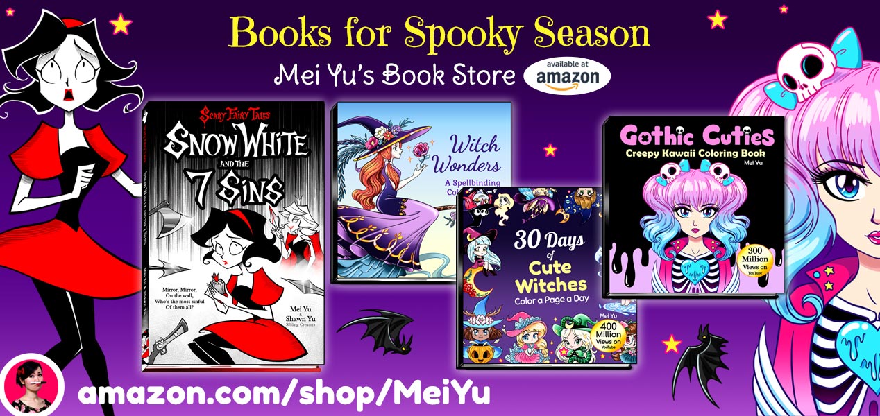 Books for spooky season by Mei Yu