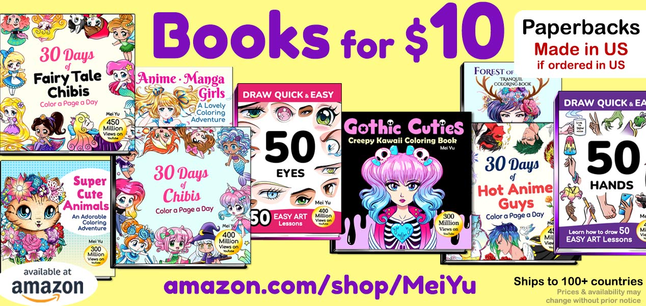 Mei's books $10 or under on Amazon