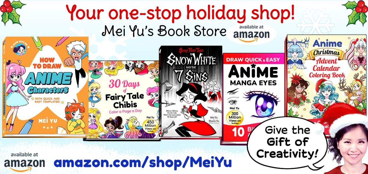 See Mei's books on Amazon for holiday gift ideas