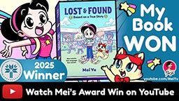 Video thumbnail for the Forest of Reading Festival Silver Birch Express Award ceremony 2025, where Mei Yu's Lost & Found video won.