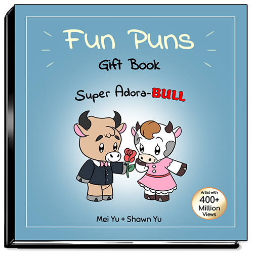 Cover of Fun Puns Gift Book.