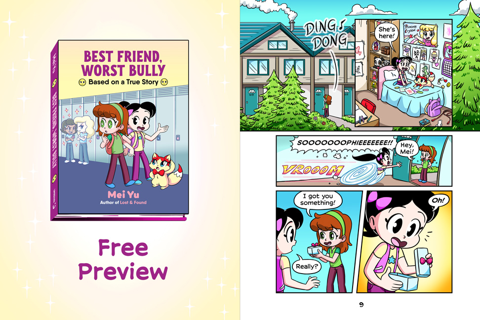 Best Friend, Worst Bully preview pages.