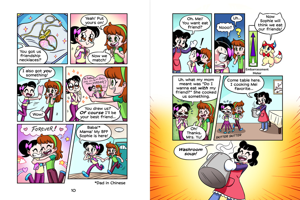 Best Friend, Worst Bully preview pages.