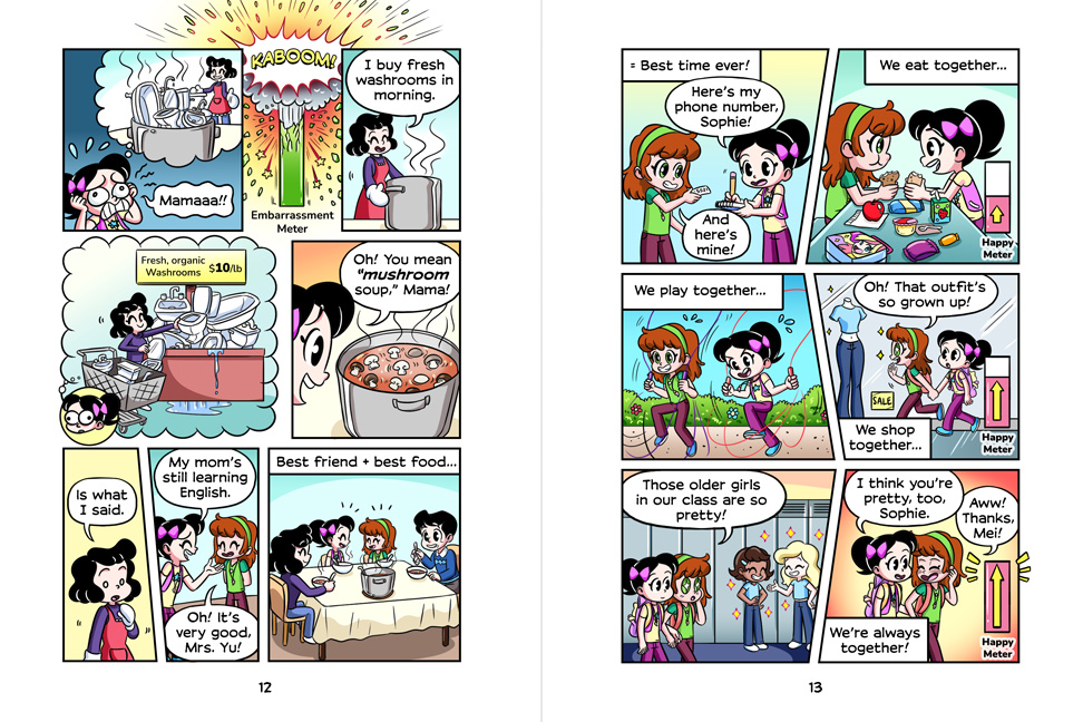 Best Friend, Worst Bully preview pages.