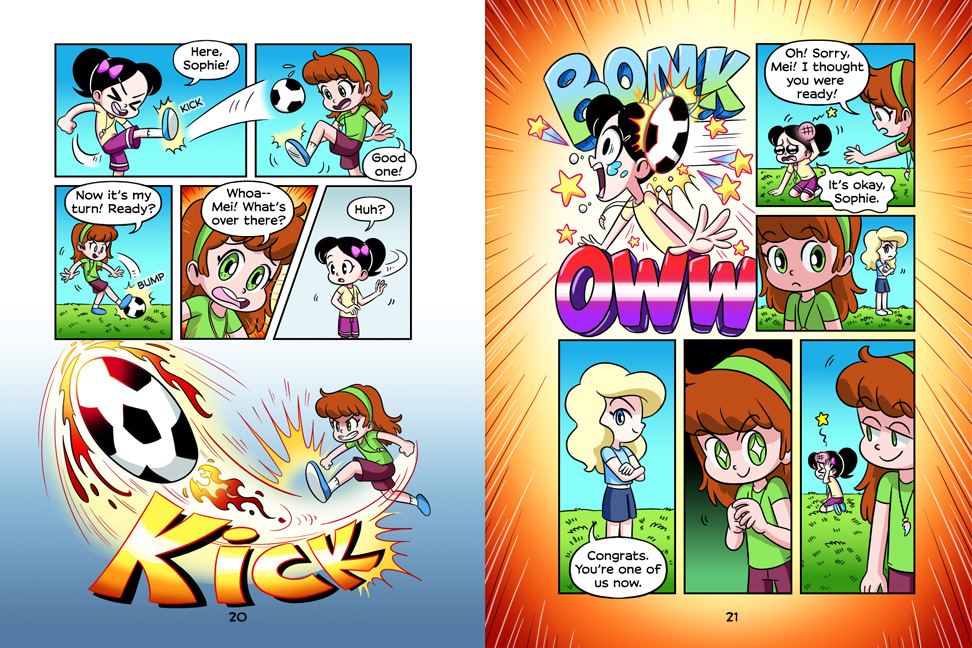 Best Friend, Worst Bully preview pages.