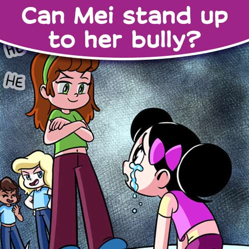 Image of Mei with her bully.