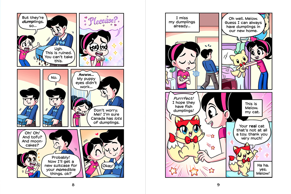Lost & Found preview pages.