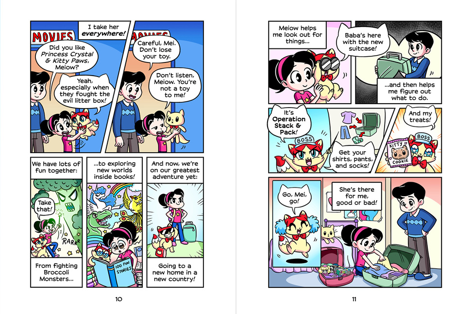 Lost & Found preview pages.