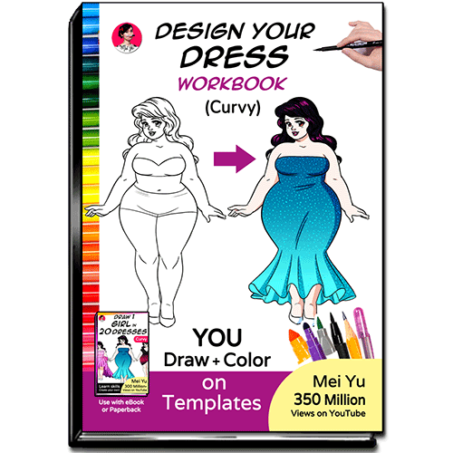 Cover of Design Your Dress WorkBook (Curvy).