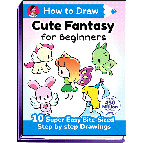 Cover of How to Draw Cute Fantasy for Beginners by Mei Yu.