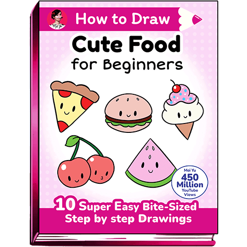 Cover of How to Draw Cute Food for Beginners by Mei Yu.