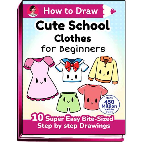 Cover of How to Draw Cute School Clothes for Beginners by Mei Yu.