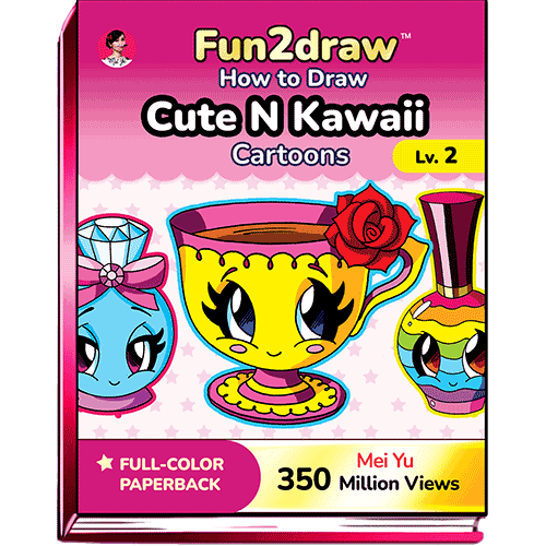 Cover of How to Draw Cute N Kawaii Cartoons - Fun2draw Lv. 2.