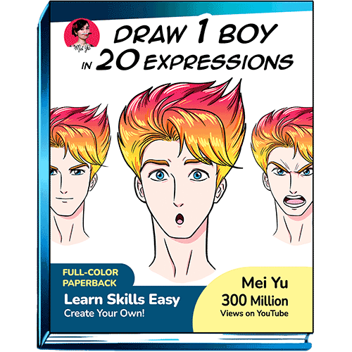 Cover of Draw 1 Boy in 20 Expressions.