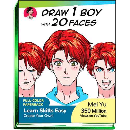 Cover of Draw 1 Boy with 20 Faces.