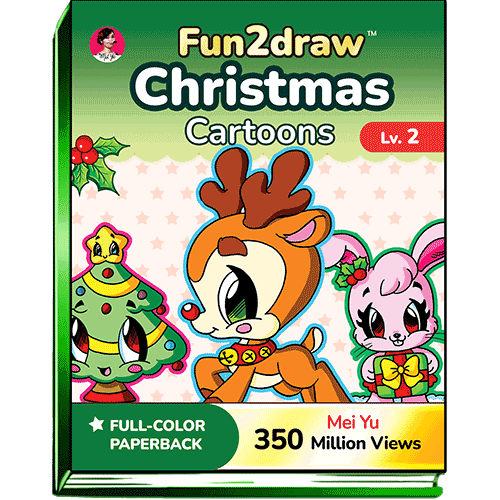 Cover of How to Draw Christmas Cartoons - Fun2draw Lv. 2.