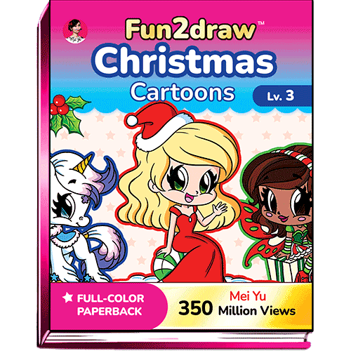 Cover of How to Draw Christmas Cartoons - Fun2draw Lv. 3.