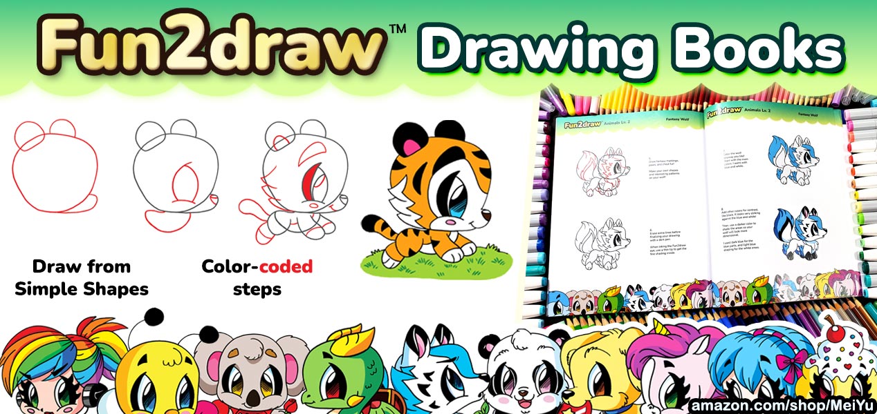 Mei's Fun2draw how to draw books