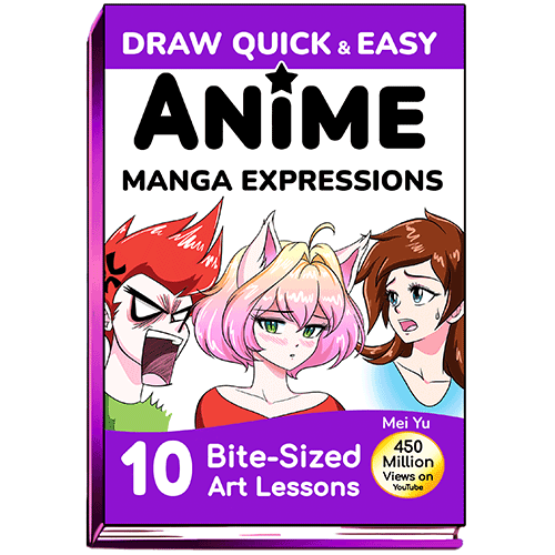 Cover of Draw Quick & Easy Anime Manga Expressions by Mei Yu.