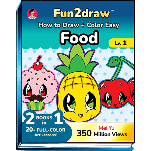 Cover of How to Draw + Color Easy Food - Fun2draw Lv. 1.