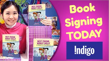 Mei Yu's book signing event at Indigo Robson.