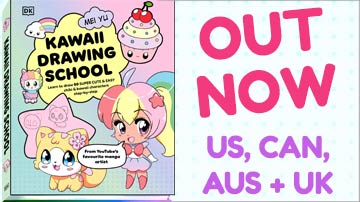 Mei Yu's newest how to draw book, Kawaii Drawing School, is out now!