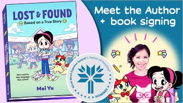 Mei Yu will be at the Forest of Reading Events in Whitby on May 12 and Toronto on May 13!