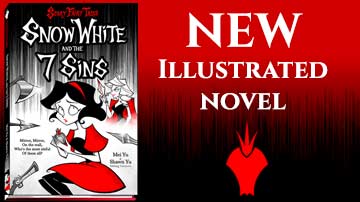 New release featuring Scary Fairy Tales: Snow White and the 7 Sins by Mei Yu and Shawn Yu, sibling creators.