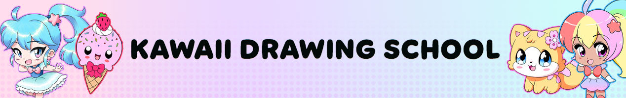 Kawaii Drawing School book header.