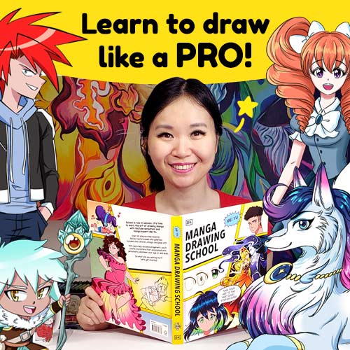 Learn to draw like a pro from Mei Yu, author and illustrator of Manga Drawing School.