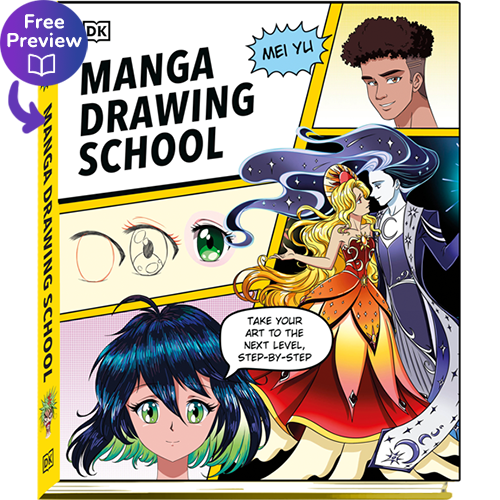 Cover of Mei Yu's how to draw manga book Manga Drawing School.