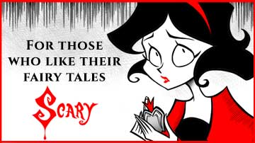 Promotional image for Snow White and the 7 Sins, a dark fantasy horror fairy tale retelling by Mei Yu and Shawn Yu, sibling creators.