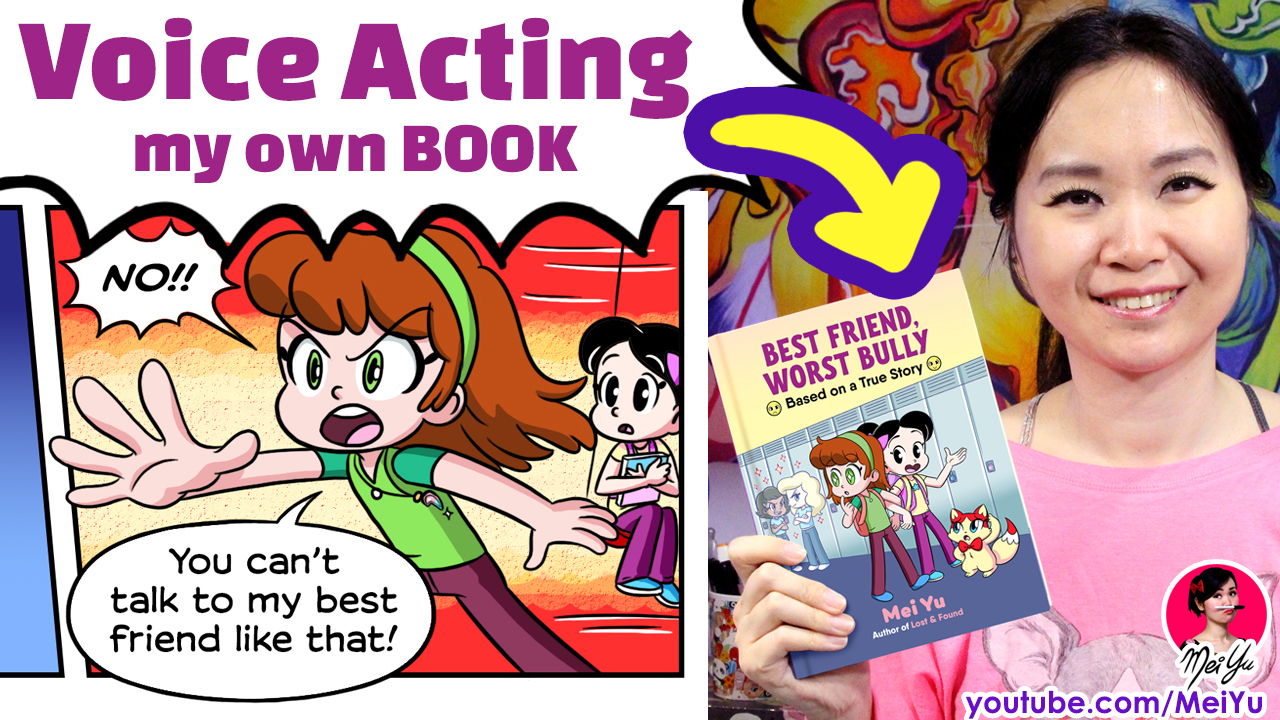 Video thumbnail for Mei Yu's Voice Acting My Graphic Novel Memoir Best Friend, Worst Bully video.