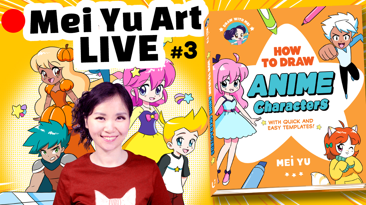 Video thumbnail for the replay of the Mei Yu Art Live livestream on Draw with Mei: How to Draw Anime Characters held December 30, 2024